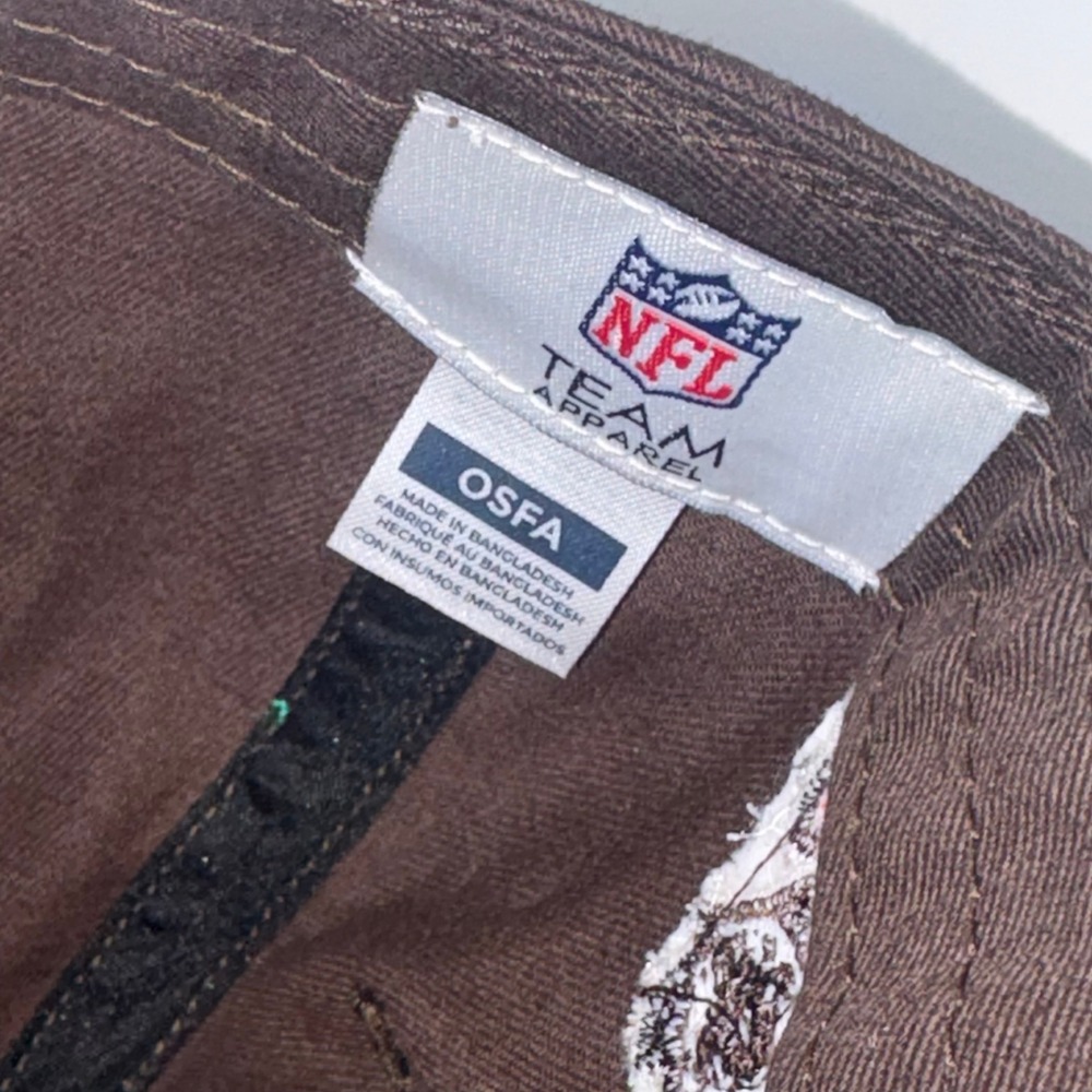 NFL Cleveland Browns NFL Team Apparel Baseball Hat OSFA Brown - Picture 7 of 7